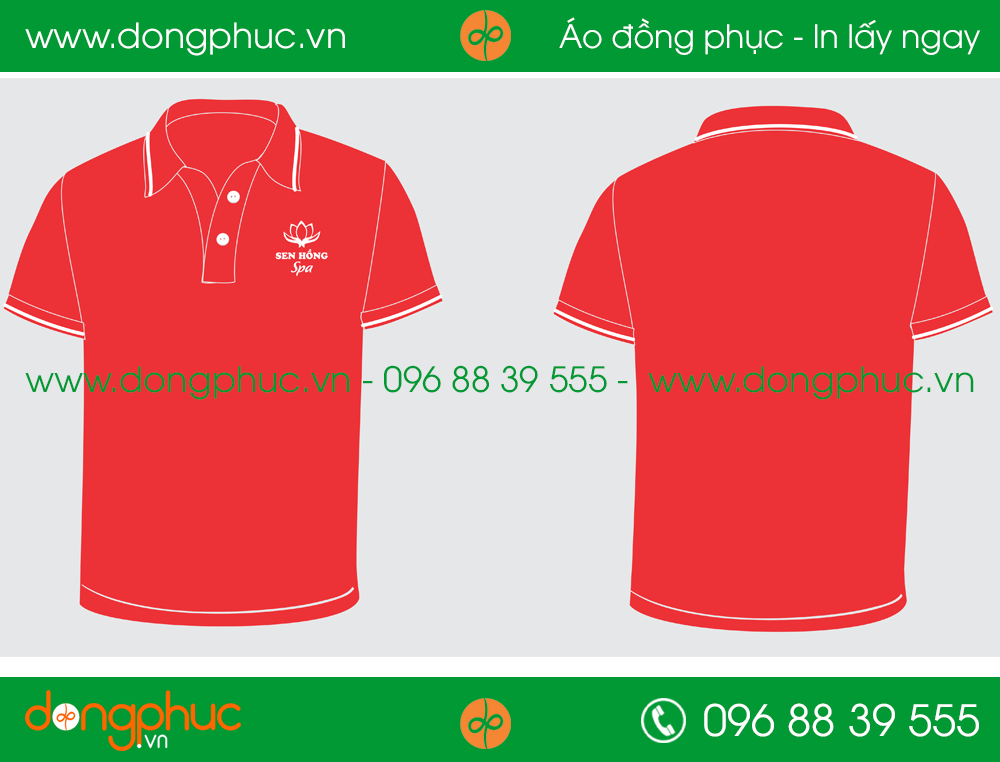 Áo phông đồng phục Sen Hồng